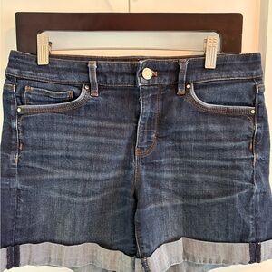 Women's Dark Blue Jean Shorts